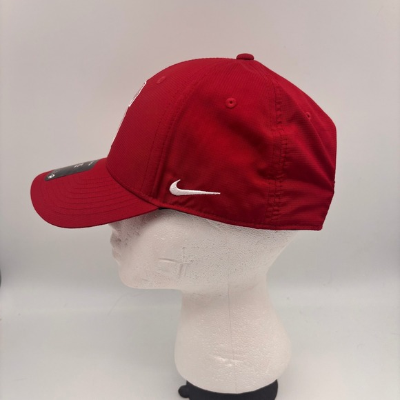 Nike Stanford Cardinal Red Club Cap Adult M L Flex Fit Baseball Hat - Picture 3 of 9